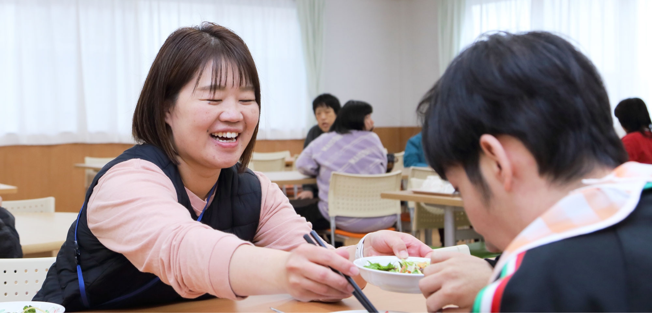 障害者通所施設で働く